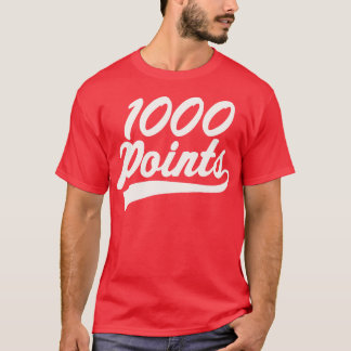 1000 Points Scorer High School Basketball Player T-Shirt