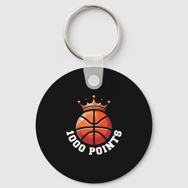 1000 Points Sketll Scorer High School Sketll Playe Key Ring (Front)