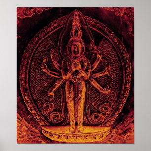 1000armed Avalokiteshvara Poster