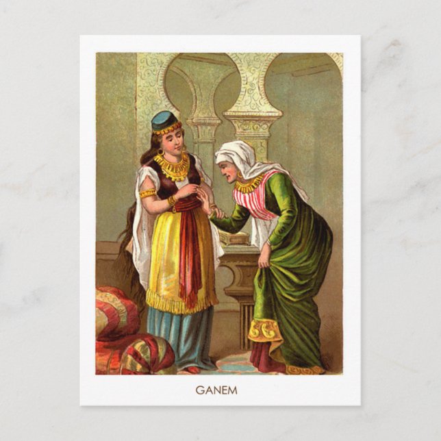 1001 Arabian Nights: Ganem Postcard (Front)