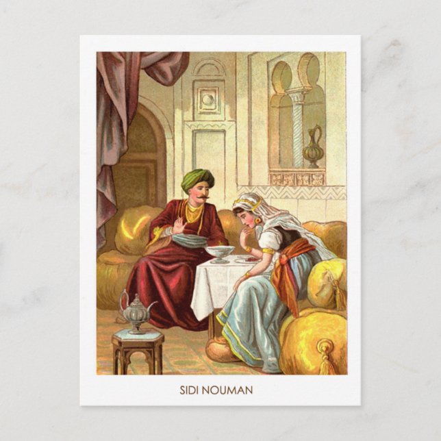 1001 Arabian Nights: Sidi Nouman Postcard (Front)