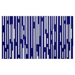 100216 - Deep Navy and White Fabric