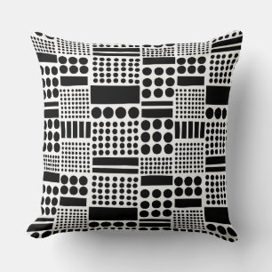 100416 - Black on White Cushion