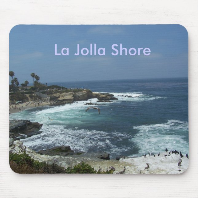 100_0878, La Jolla Shore Mouse Pad (Front)