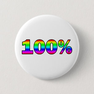 100% 6 CM ROUND BADGE