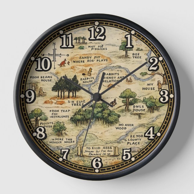 100 Acre Wood Clock (Front)