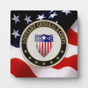 [100] Adjutant General's Corps Branch Insignia [3D Plaque