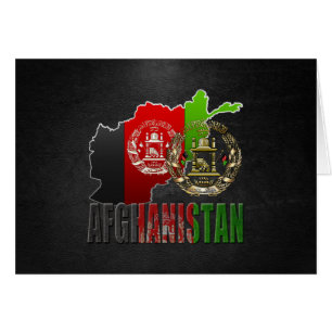[100] Afghanistan: COA, Flag & Map