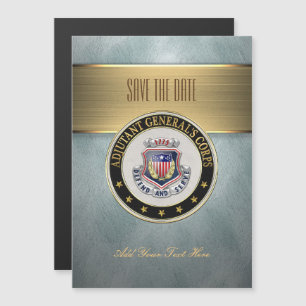 [100] AG Corps Regimental Insignia [3D] Magnetic Invitation
