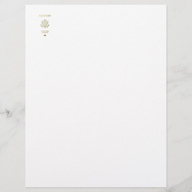 [100] American Passport Cover (Front)