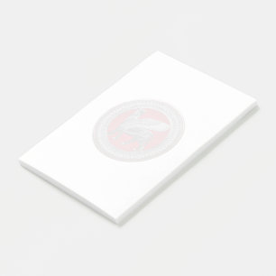[100] Assyrian Winged Bull: Silver & Black Lamassu Post-it Notes