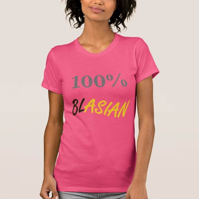 100% Blasian Womens’ Basic T-Shirt (Front)