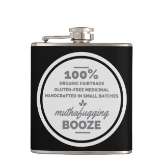 100% Booze Flask