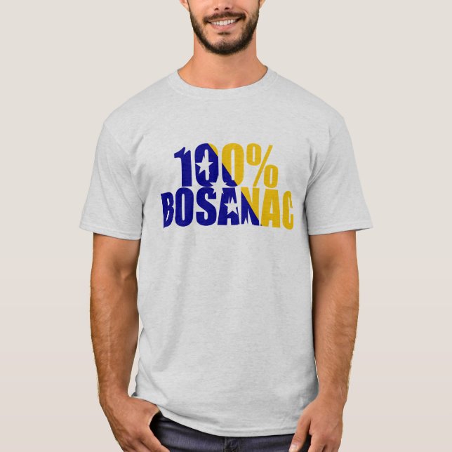 100% Bosanac T-Shirt (All Colours) (Front)
