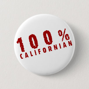 100 Californian 6 Cm Round Badge