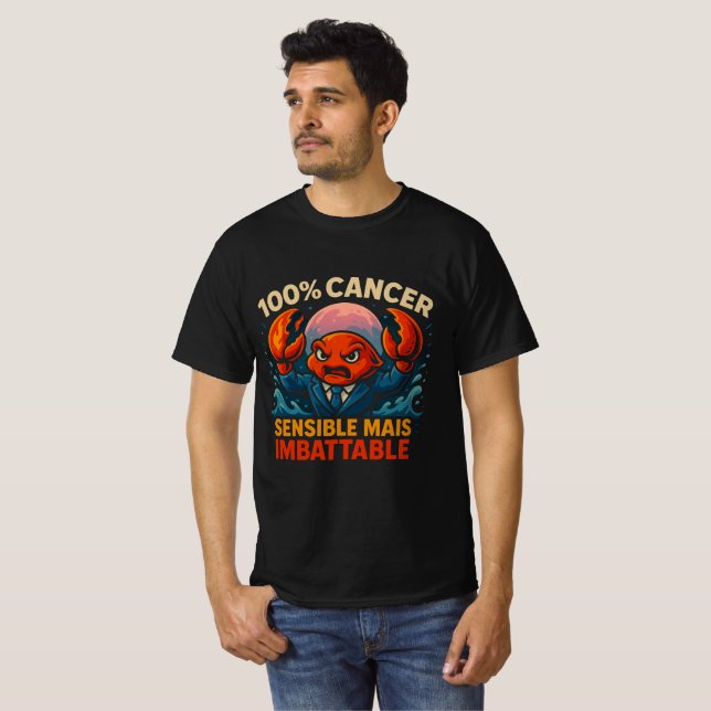 100% CANCER T-Shirt (Front Full)