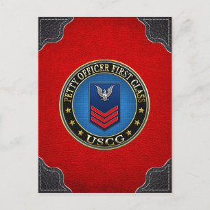 [100] CG: Petty Officer First Class (PO1) Postcard