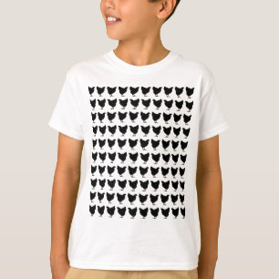 100 Chickens - Black T-Shirt
