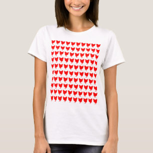 100 Chickens - Red T-Shirt