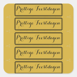 100 Christmas text stickers gold pleasant holidays