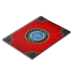 [100] Coast Guard: Captain (CAPT) Spiral Notebook