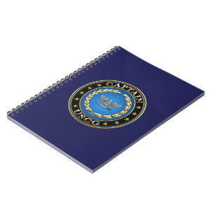 [100] Coast Guard: Captain (CAPT) Spiral Notebook