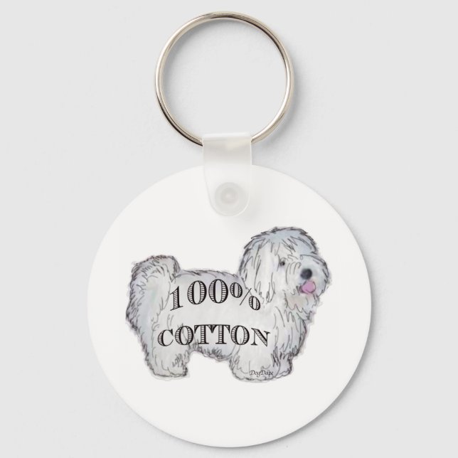 100% Cotton Key Ring (Front)