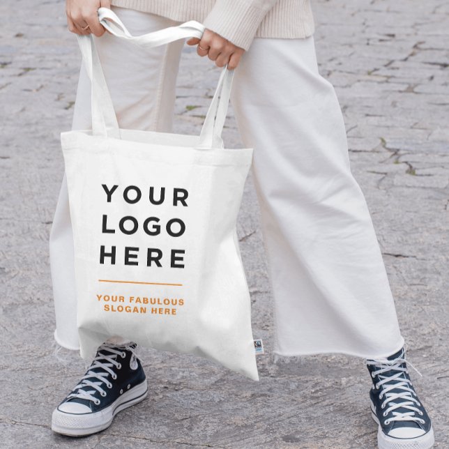 100% cotton Personalised logo and text tote bag (Creator Uploaded)