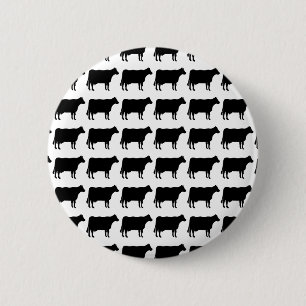 100 Cows 6 Cm Round Badge