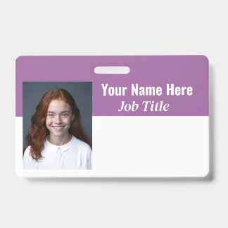 100% Customisable Employee Badge ID Badge