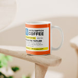 100% Customisable Personalised Funny Prescription Coffee Mug<br><div class="desc">Create a unique,  personalised "prescription" coffee mug for a hilarious gift or treat yourself! This custom funny mug is perfect for doctors,  nurses,  medical professionals,  or anyone who needs their daily caffeine fix. Add a name for a personalised touch that's sure to bring smiles with every sip.</div>