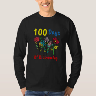 100 Day Of Blossoming Flower Plant 100th Day of Sc T-Shirt