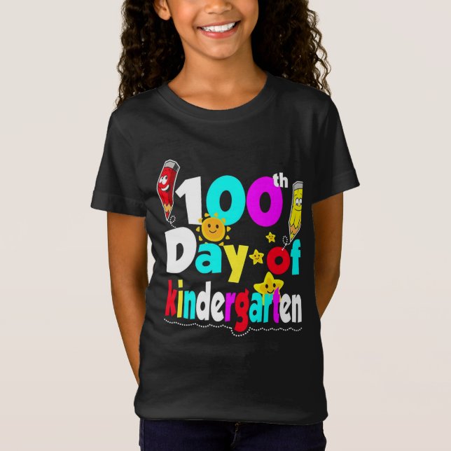100 day of kindergarten T-Shirt (Front)