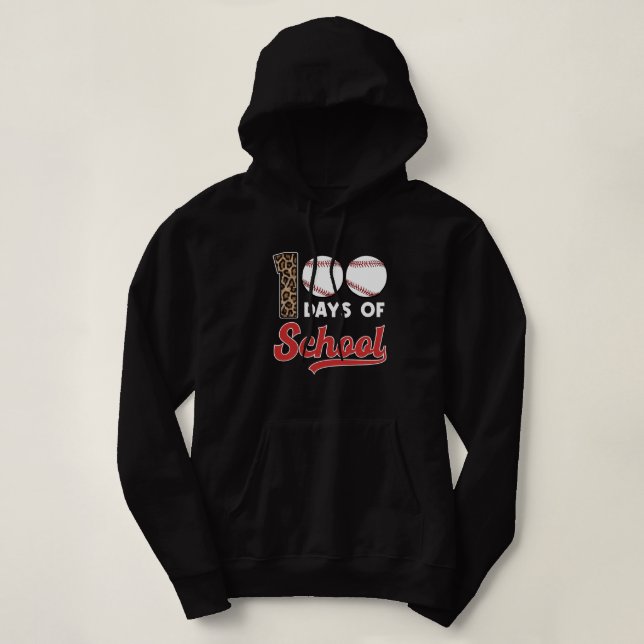 100 day of school (3) hoodie (Design Front)