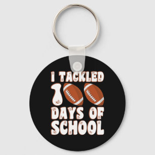 100 Day Of School I Tackled 100 Days Of School Boy Key Ring