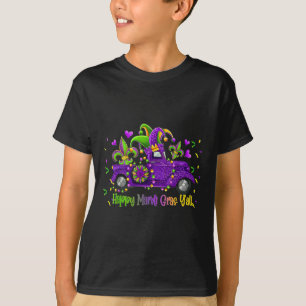 100 Day Of School Mardi Gras 100th Day Teacher T-Shirt