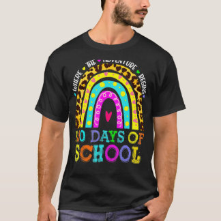 100 Day Of School Teacher Student 100 Days Smarter T-Shirt
