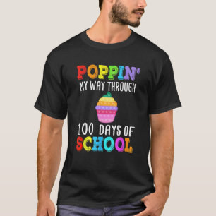 100 Days And Still Poppin 100th Day Of School Boys T-Shirt