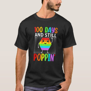 100 Days And Still Poppin 100th Day Of School Boys T-Shirt