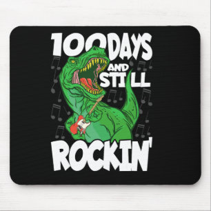 100 Days And Still Rockin - 100 Days Of School Din Mouse Pad