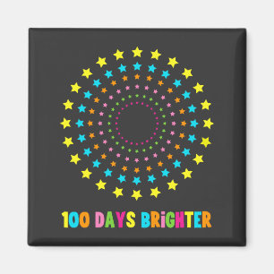 100 Days Brighter 100th Day Of School Magnet
