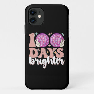 100 Days Brighter Disco Ball 100th Day Of School Case-Mate iPhone Case