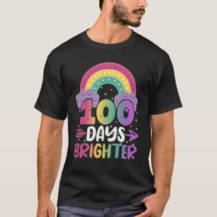100 Days brighter Kindergarten Toddler Boy Girl T-Shirt