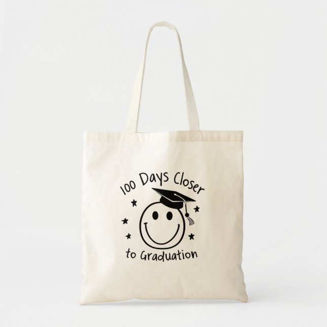 100 Days Closer Tote Bag (Front)