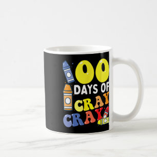 100 Days Cray Cray 100th Day Of School Boys Girls Coffee Mug