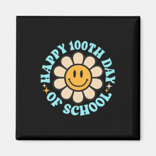100 Days Happy 100th Day Of School Teacher Kids Re Magnet