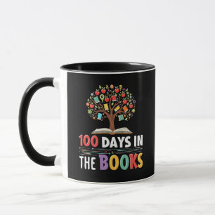 100 Days in the Books Days Of School Book Teacher Mug