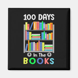 100 Days in the Books Reading Librarian Teacher St Magnet