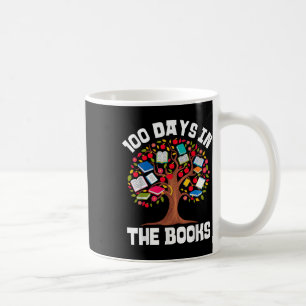 100 Days In The Books Reading Teacher 100th Day Coffee Mug