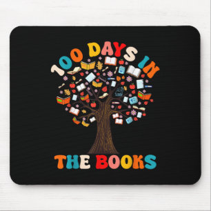 100 Days In The Books Reading Teacher 100th Day Mouse Pad